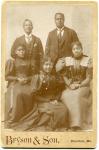 Five African American adults, Houlton, ca. 1900