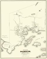 Map of Ancient Falmouth from 1630 to 1690