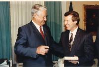 Boris Yeltsin visits U.S. Congress, Washington D.C., 1991