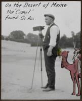On the Desert of Maine the camel found grass, Freeport, ca. 1900