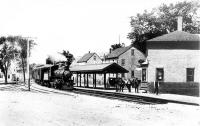 Railroad Depot, Thomaston, Maine c 1871