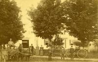 Members of the Lawrence family at Riverside Farm, North Yarmouth, 1895