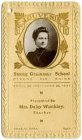 Souvenir, Strong Grammar School, 1901