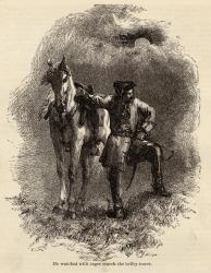 Illustration and poem, Paul Revere's Ride, ca. 1880