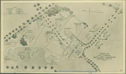 Stevens' plan of Maine State Sanatorium, Hebron, ca. 1908