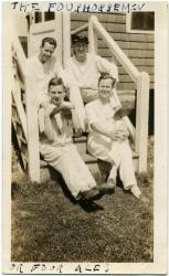 Four patients, Western Maine Sanatorium, 1928