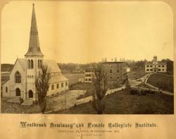 Westbrook Seminary and Female Collegiate Insitute, 1868