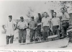 Local Fishermen at Pine Point, Scarborough, 1932