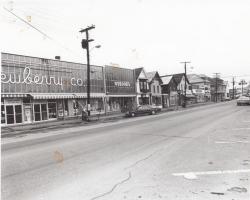 Newberry's & Osgood's stores, Main Street, ca. 1950