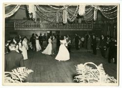 Dancers at the Odd Fellows Hall, Swan's Island, ca. 1950