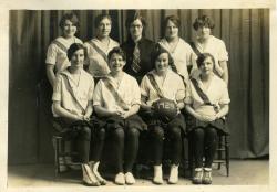 First Year basketball team, Farmington State Normal School, 1928