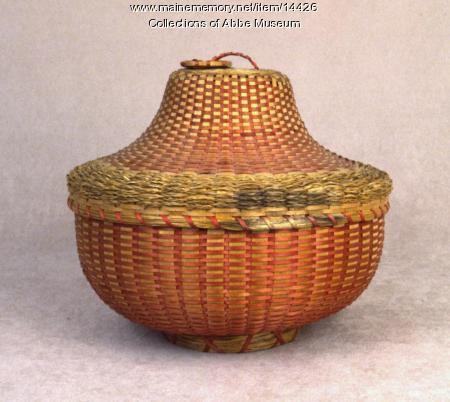 Bell-shaped Sewing Basket, ca. 1981