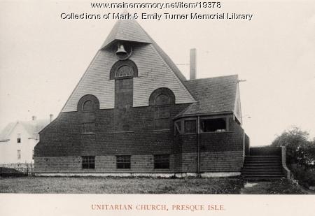 Unitarian Church, Presque Isle, 1895