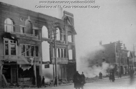 Oxford Hotel fire, Skowhegan, 1908