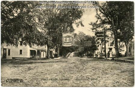 Progressive Party Presidential Election Street Banner in Blue Hill, 1912