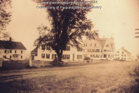 Shaker buildings, Alfred, ca. 1900