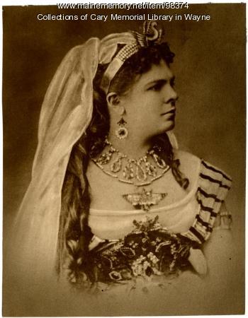 Annie Louise Cary as Amneris, ca. 1875