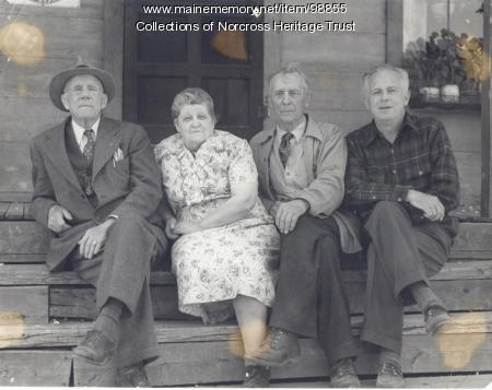 Group portrait, Norcross House, Norcross, ca. 1948