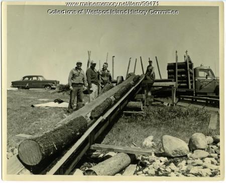 Pulp Operation, Westport Island, 1957