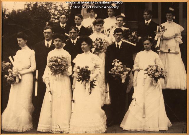 Class Of 1903 Lincoln Academy Newcastle 1903 Maine Memory Network