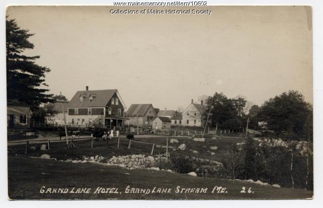 Grand Lake Hotel, Grand Lake Stream, ca. 1914