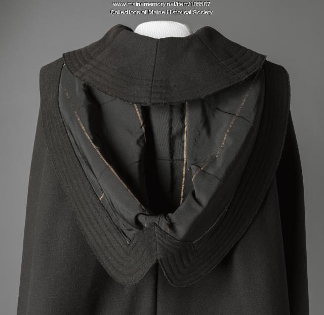Cape with burnoose hood, ca. 1865 Maine Memory Network