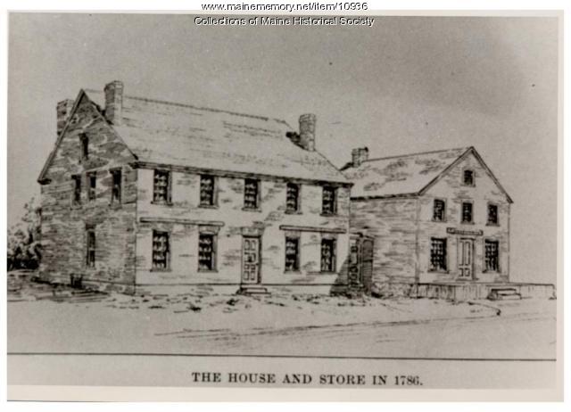 Wadsworth-Longfellow house and store, Portland, 1786