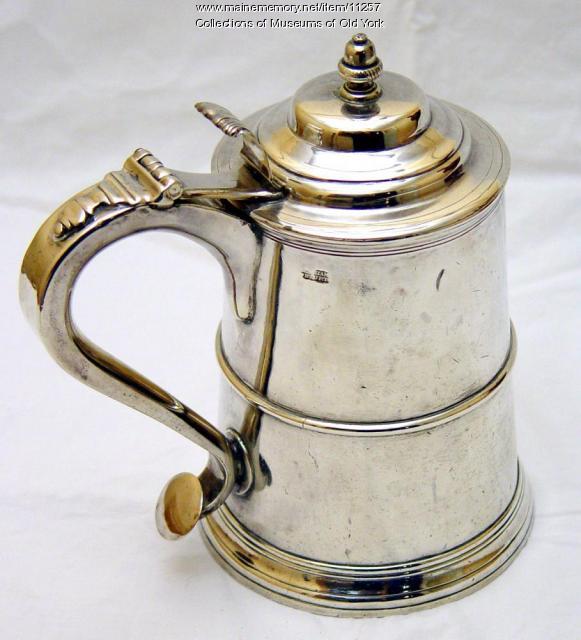 Silver Tankard by Benjamin Burt, Boston, ca. 1760