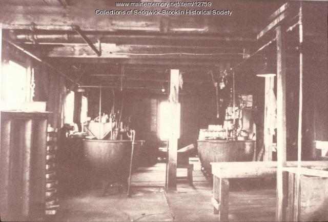 Blueberry Cannery, Interior, Brooklin