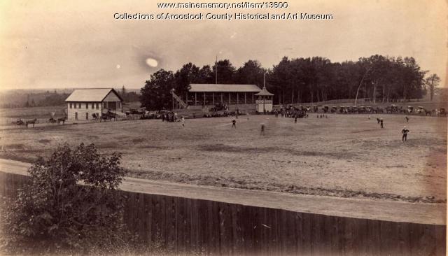 Baseball game, Houlton, ca. 1895