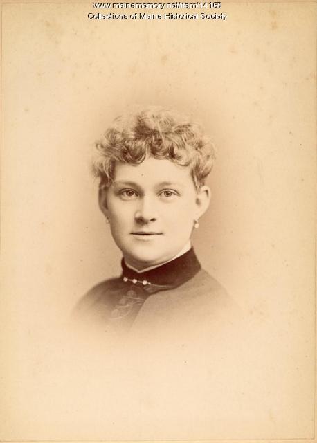 Alice Harford Nelson, Portland, 1885