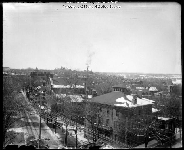 Portland, west from YMCA, ca. 1900