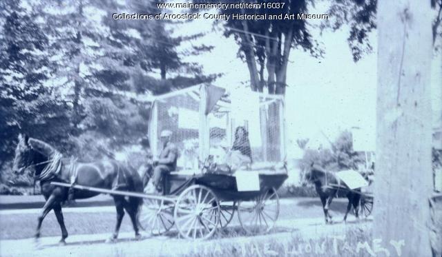 Nita the Lion Tamer, Houlton Parade, 1914