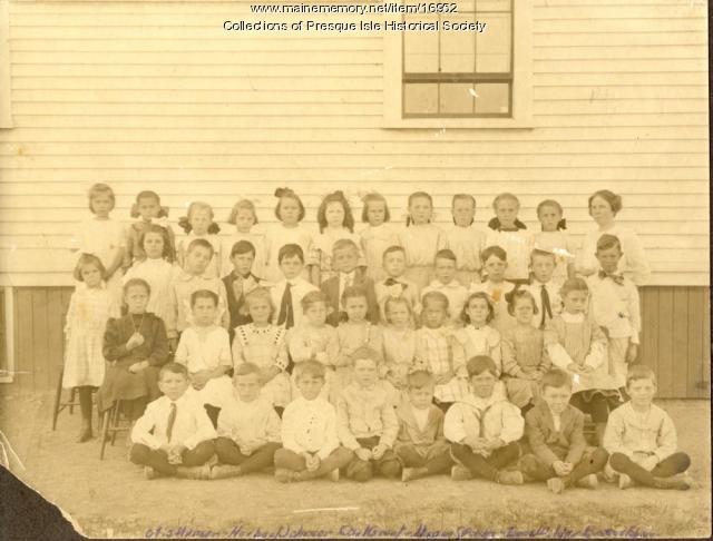 Gouldville School students, Presque Isle, ca. 1912