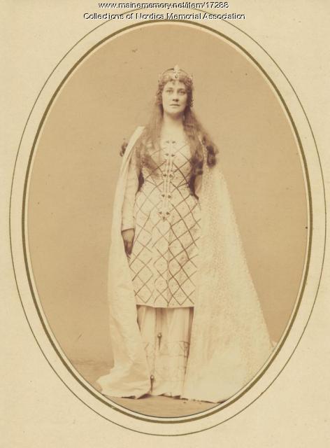 Lillian Nordica as the Bayreuth Elsa, ca. 1894