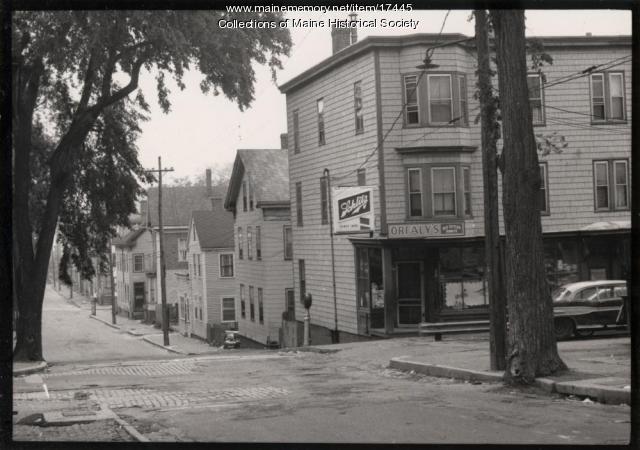 Oxford and Franklin streets, Portland, ca. 1950