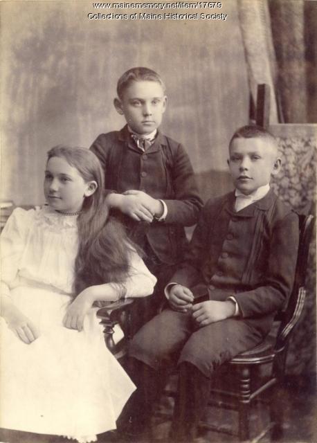 Merriman children, Harpswell, ca. 1890