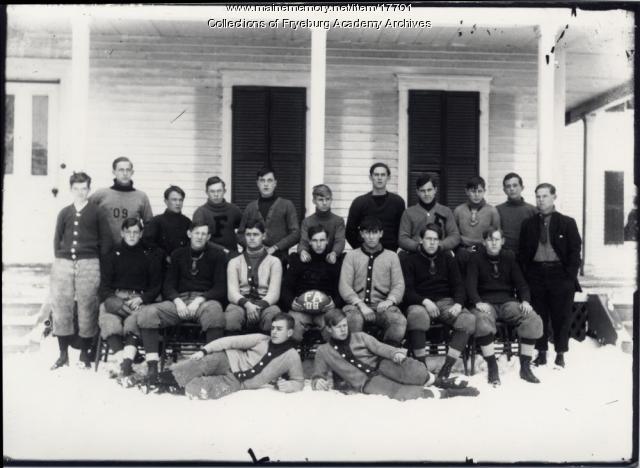 Football team, Fryeburg Academy, ca. 1908