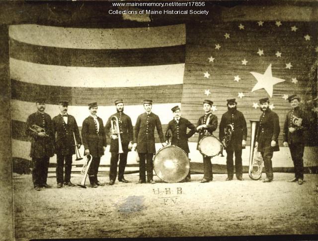 Union Brass Band, Ferry Village, 1873