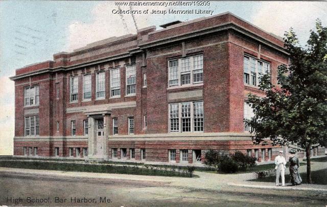 High School, Bar Harbor, ca. 1909