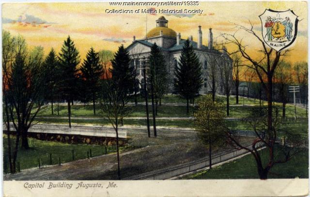 Maine State Capitol, Augusta, ca. 1920