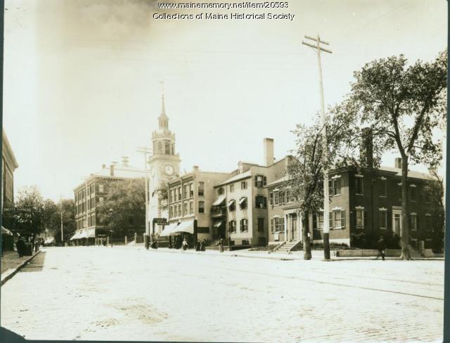 Congress at Chestnut street, Portland, ca. 1890