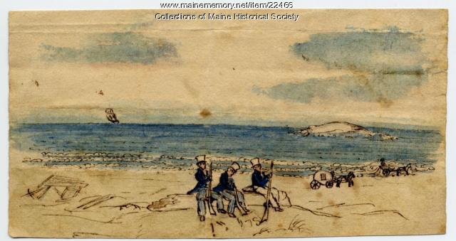 Militia Soldiers at Prouts Neck, ca. 1850