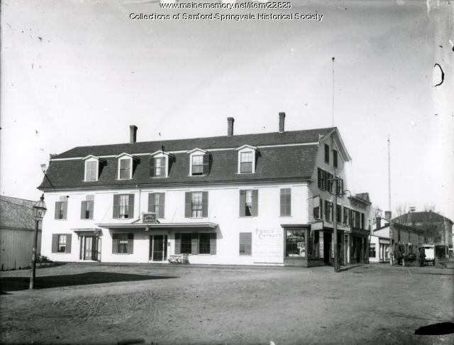 West Side of Main Street North of Springvale Square, ca. 1891