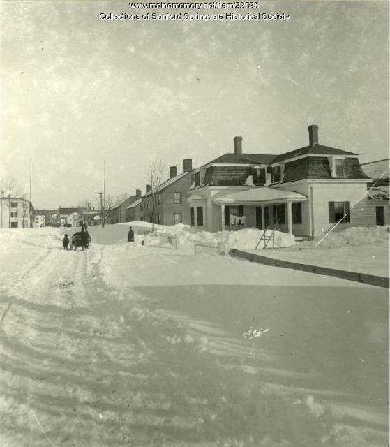 Springvale Following the Great Blizzard of 1888