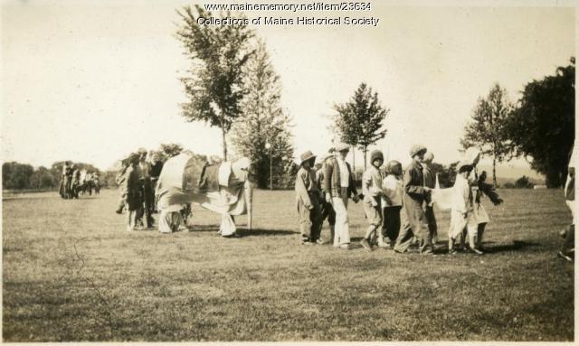 July 4 parade, Western Maine Sanatorium, 1929