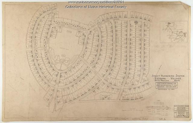 Redbank Village, South Portland, 1942