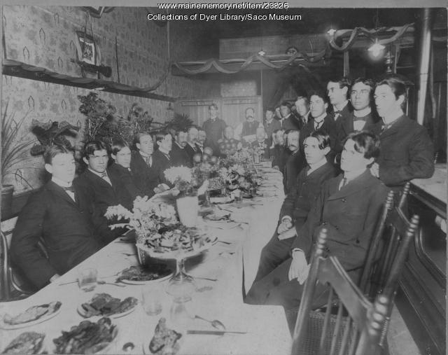 York County Wheelmen's Banquet, Saco, ca. 1890