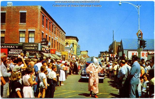 Item 26110 - Lobster Festival Parade, Rockland, ca. 1955 - Vintage