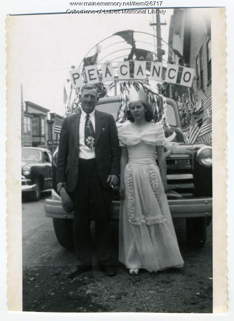 Susie and Arnold Knight, Lubec, 1950